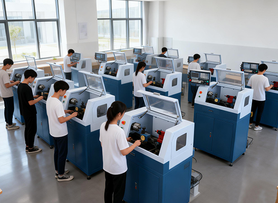 先导小型数控车床助力职业教育