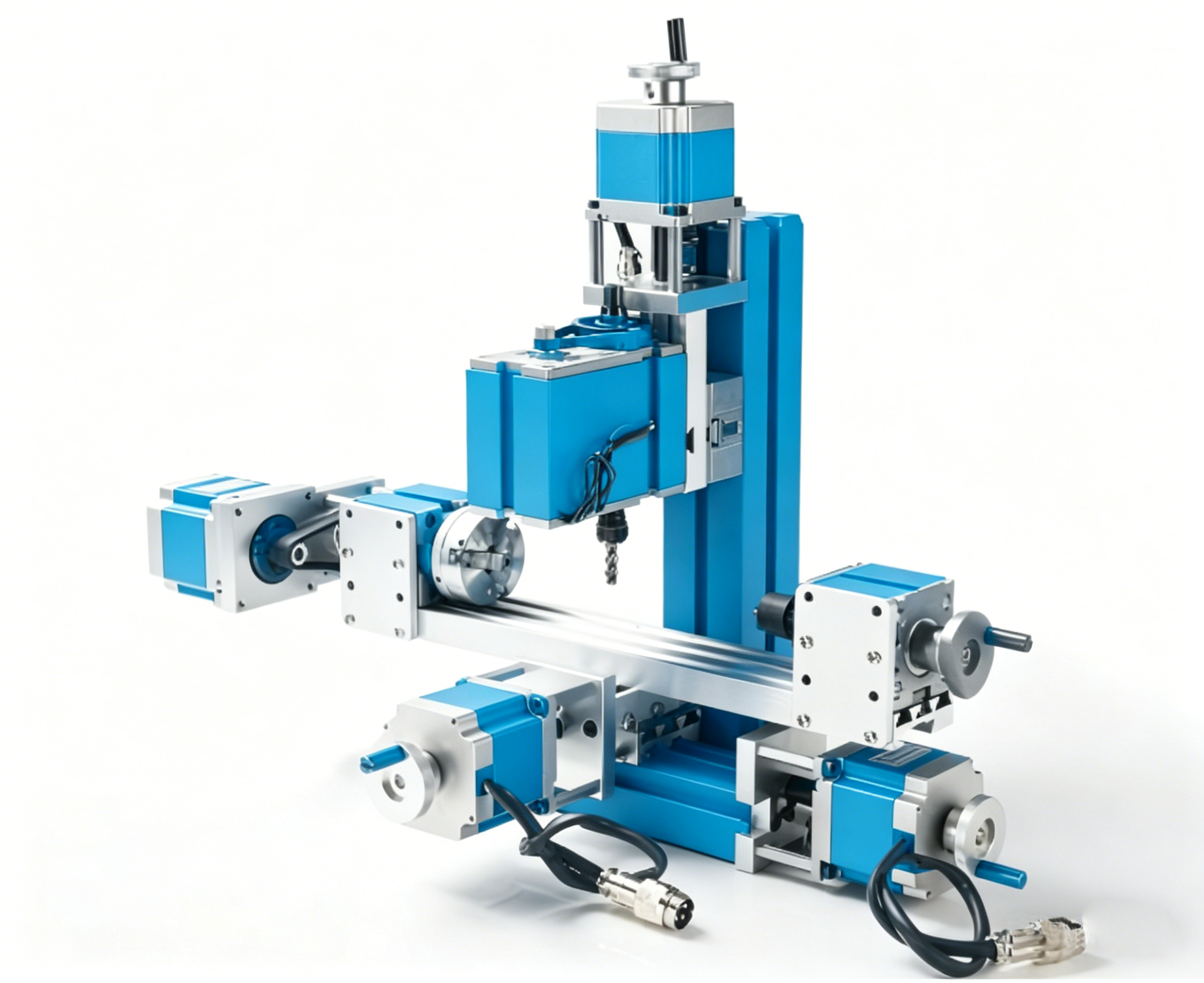 Extended CNC metal universal four axis milling machine